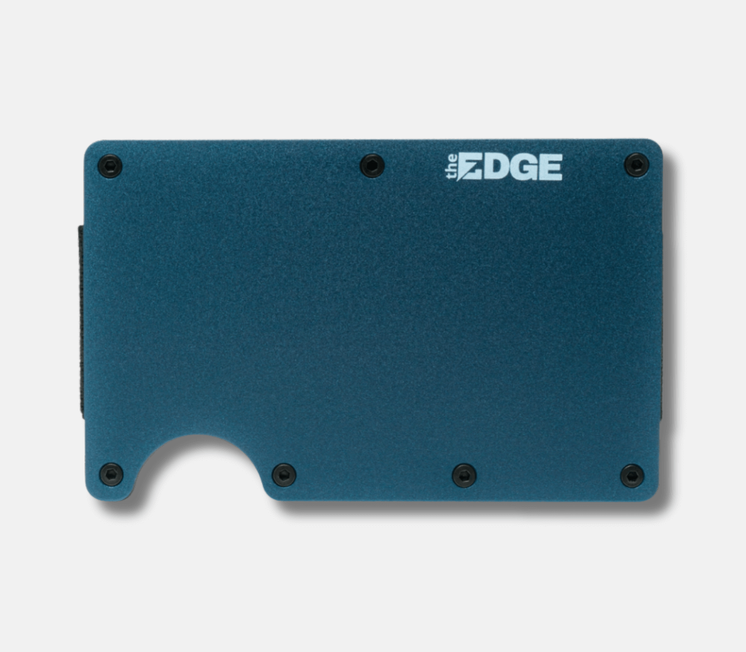 Edge morsko plava minimalistički novčanik – zadnja strana