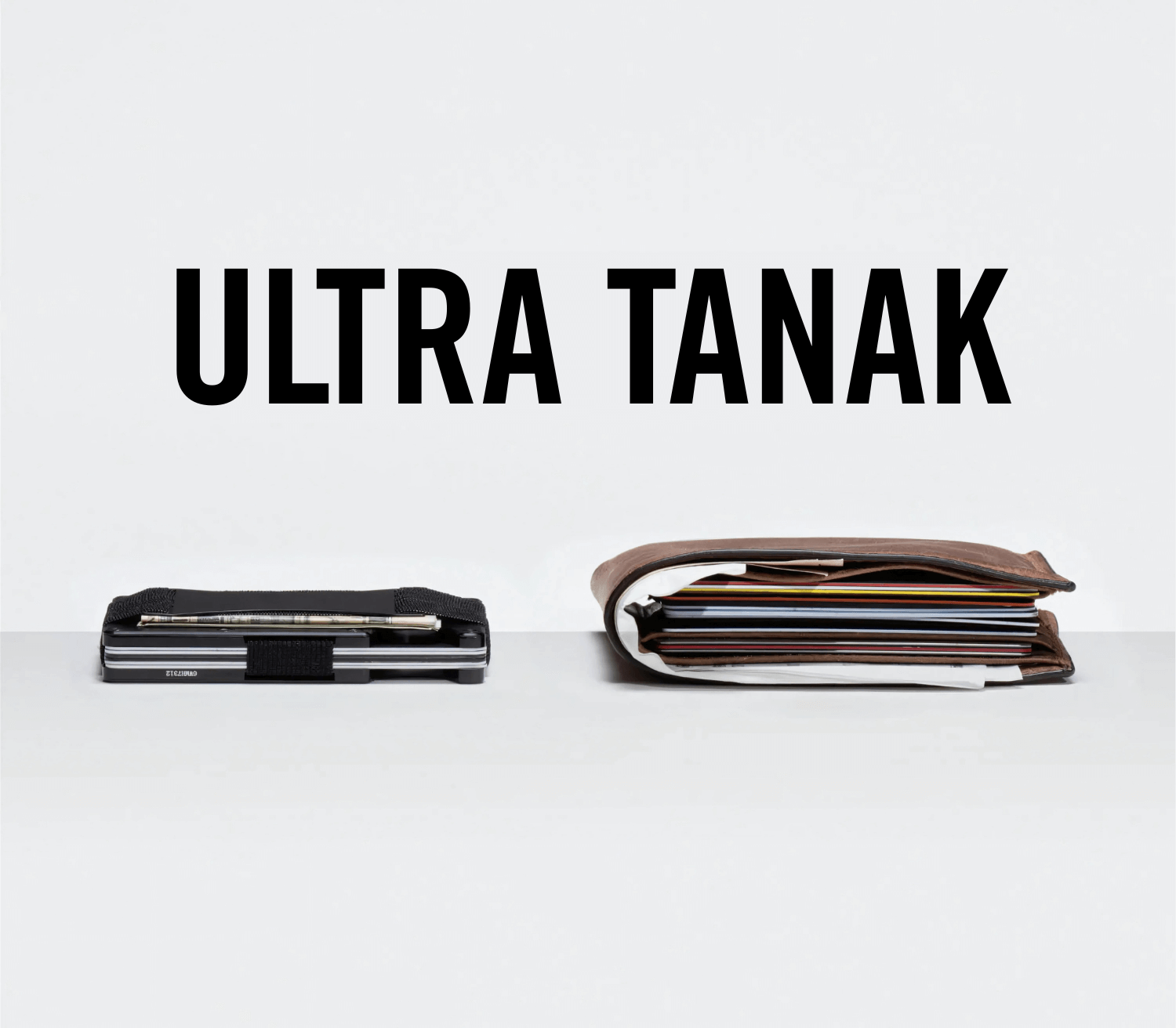 Edge minimalistički novčanik – royal crna ultra tanak