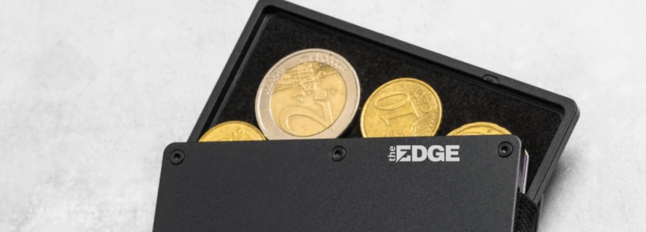 Edge dodatak za kovanice organizator za sitniš, savršeno uklopljen uz minimalistički novčanik