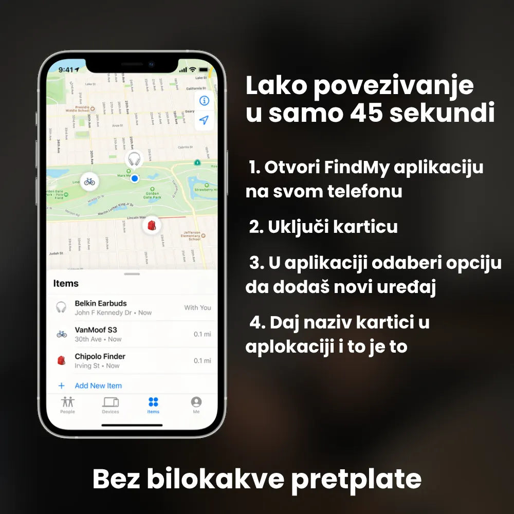 PAMETNA KARTICA ZA PRAĆENJE